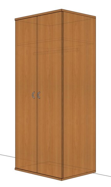 Шкаф для одежды глубокий, "ДимВита-сервис", Беларусь