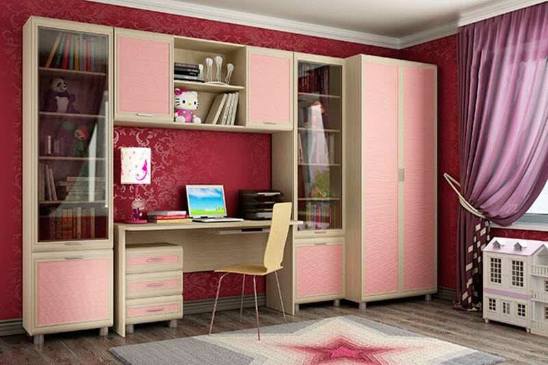 Мебель для детской комнаты "Ксюша-3", "Лером", Россия