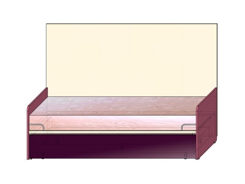 Тахта с выдвижной кроватью Силуэт, фасады МДФ (СФ-268806, СФ-268703, СФ-365113, СФ-267103, СФ-267407)