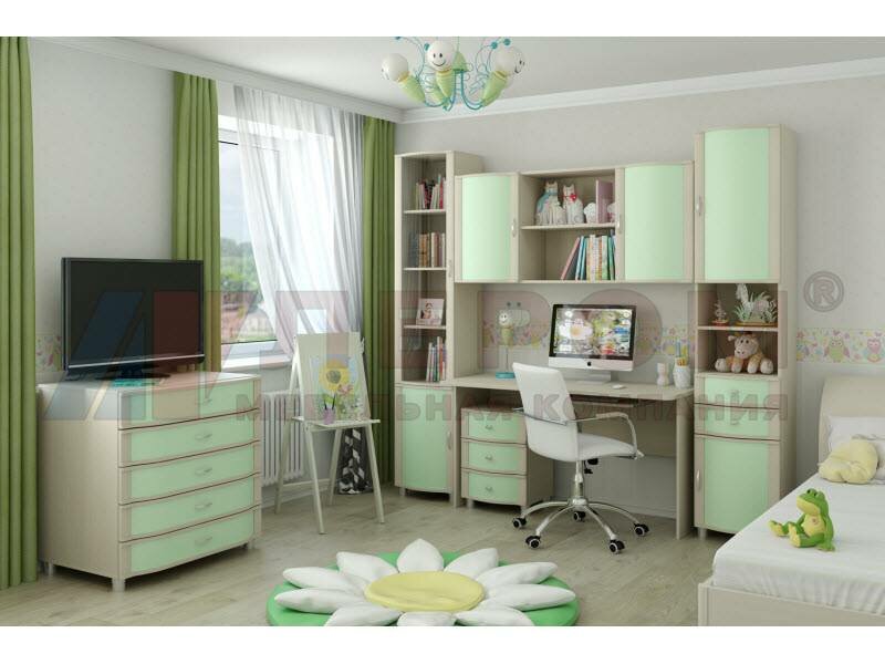 Мебель для детской комнаты "Валерия-3, "Лером", Россия