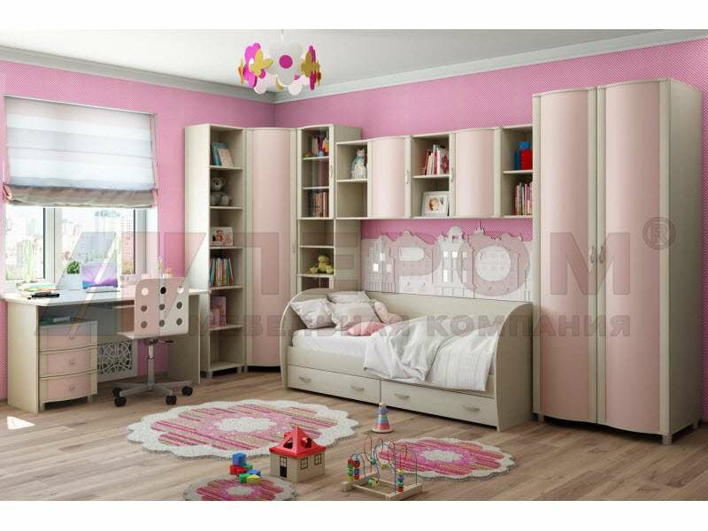 Мебель для детской комнаты "Валерия-4, "Лером", Россия