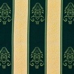Ткань 1-й категории Жаккард зеленая полоса